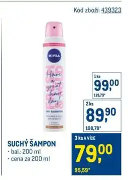 Makro Suchý šampon nabídka