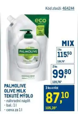Makro PALMOLIVE OLIVE MILK TEKUTÉ MÝDLO nabídka