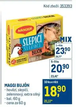 Makro Maggi Bujón nabídka
