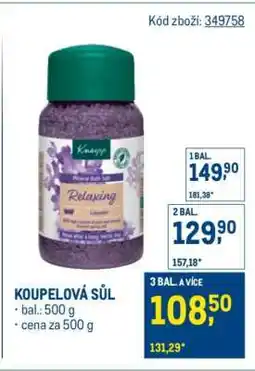 Makro Koupelová sůl nabídka