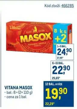 Makro Vitana Masox nabídka