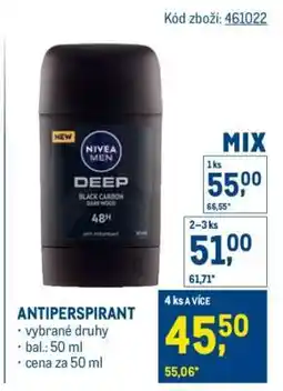 Makro Antiperspirant nabídka