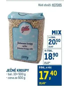 Makro Ječné kroupy nabídka