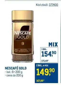 Makro Nescafé Gold nabídka