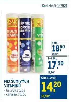 Makro Mix šumivých vitaminů nabídka
