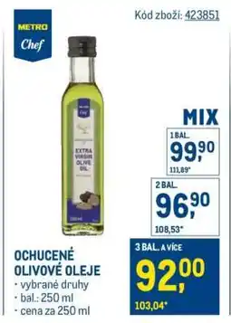 Makro Ochucené olivové oleje nabídka