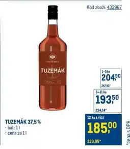 Makro Tuzemák 37,5 % nabídka