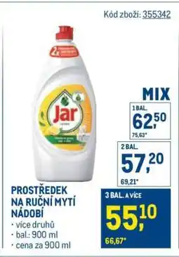 Makro Prostředek na ruční mytí nádobí nabídka