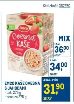 Makro EMCO KAŠE OVESNÁ S JAHODAMI nabídka