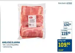 Makro Anglická slanina nabídka