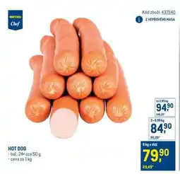 Makro Hot Dog nabídka