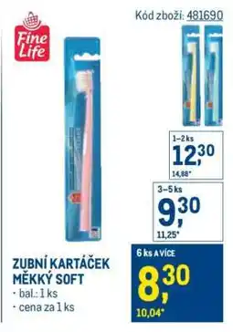 Makro ZUBNÍ KARTÁČEK MĚKKÝ SOFT nabídka