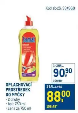 Makro OPLACHOVACÍ PROSTŘEDEK DO MYČKY • nabídka