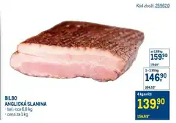 Makro BILBO ANGLICKÁ SLANINA nabídka