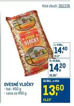 Makro Ovesné vločky nabídka