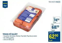 Makro Trvanlivé salámy nabídka
