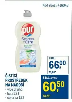Makro Čisticí prostředek na nádobí nabídka
