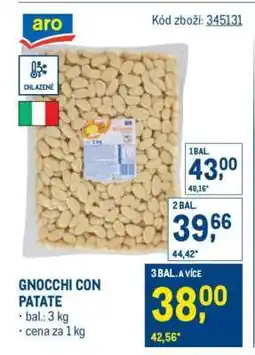 Makro Gnocchi con patate nabídka