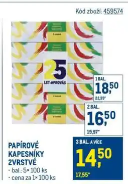 Makro Papírové kapesníky 2vrstvé nabídka