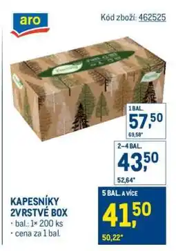 Makro KAPESNÍKY 2VRSTVÉ BOX nabídka
