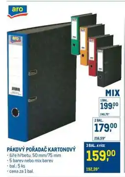 Makro PÁKOVÝ POŘADAČ KARTONOVÝ nabídka