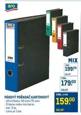 Makro PÁKOVÝ POŘADAČ KARTONOVÝ nabídka