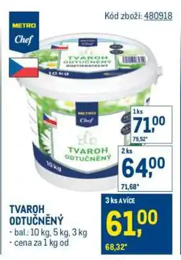 Makro Tvaroh odtučněný nabídka