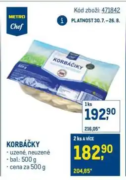 Makro Korbáčky nabídka
