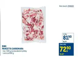 Makro RIBO PANCETTA CARBONARA nabídka