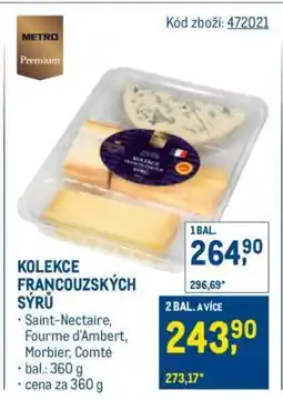 Makro Kolekce francouzských sýrů nabídka