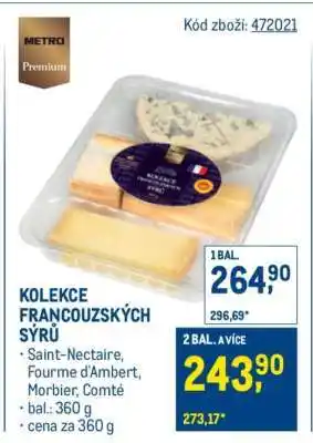 Makro Kolekce francouzských sýrů nabídka