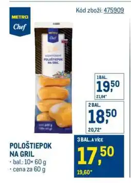 Makro Pološtiepok na gril nabídka