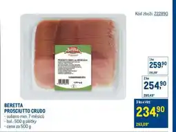 Makro BERETTA PROSCIUTTO CRUDO nabídka