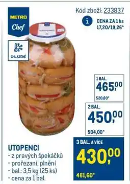 Makro Utopenci nabídka