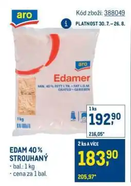 Makro EDAM 40 % STROUHANÝ nabídka