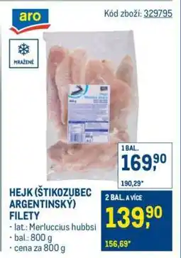 Makro Hejk (Štikozubec argentinský), filety nabídka