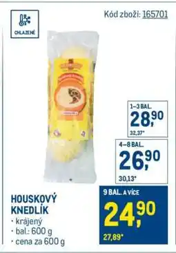 Makro HOUSKOVÝ KNEDLÍK nabídka