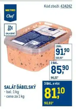 Makro SALÁT ĎÁBELSKÝ nabídka
