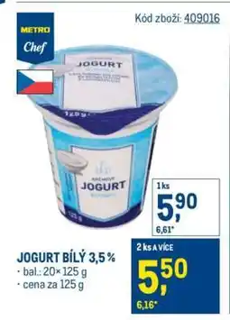 Makro Jogurt bílý 3,5 % nabídka