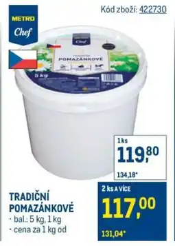 Makro Tradiční pomazánkové nabídka