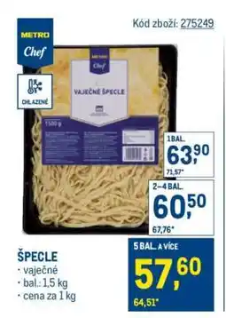 Makro Špecle nabídka
