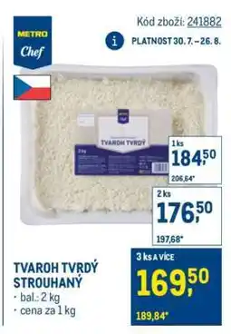 Makro TVAROH TVRDÝ STROUHANÝ nabídka