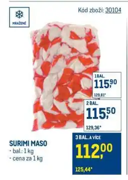 Makro SURIMI MASO nabídka