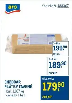 Makro CHEDDAR PLÁTKY TAVENÉ nabídka