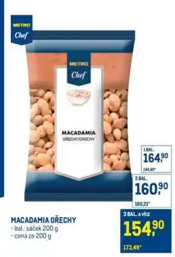 Makro MACADAMIA OŘECHY nabídka