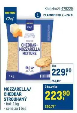 Makro MOZZARELLA/CHEDDAR STROUHANÝ nabídka