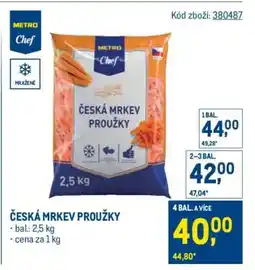 Makro ČESKÁ MRKEV PROUŽKY nabídka