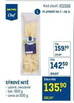 Makro Sýrové nitě nabídka