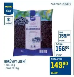 Makro Borůvky lesní nabídka