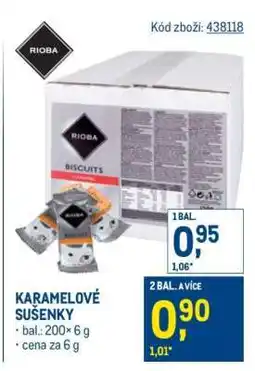 Makro Karamelové sušenky nabídka